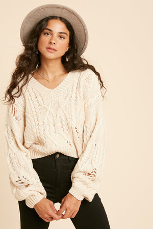  Frepeg Cable Knit Cami Top Pullover Sweater Tops for